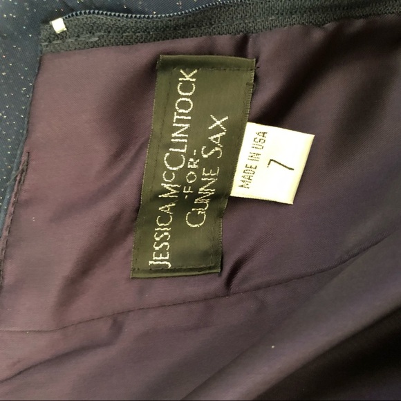 Jessica McClintox For Gunne Sax Sparkly Strapless Prom Dress - Picture 12 of 16